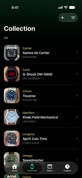 Organize every watch in your collection your way